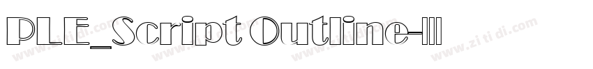 PLE_Script Outline字体转换
